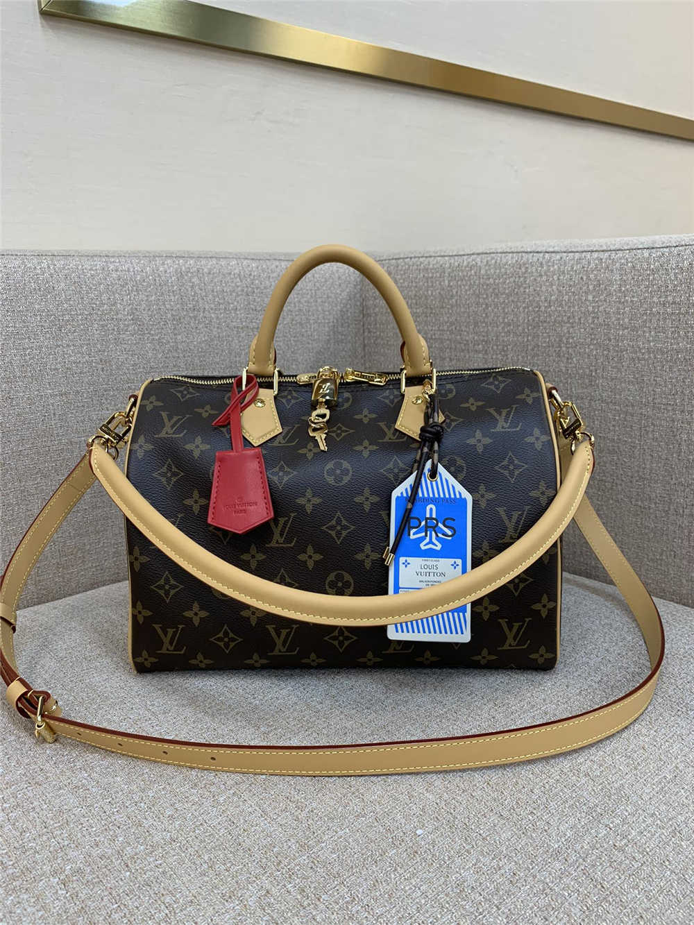 Louis Vuitton SPEEDY SOFT 30 CRAFTY  M11945  size：30x21x17cm 2025 new 